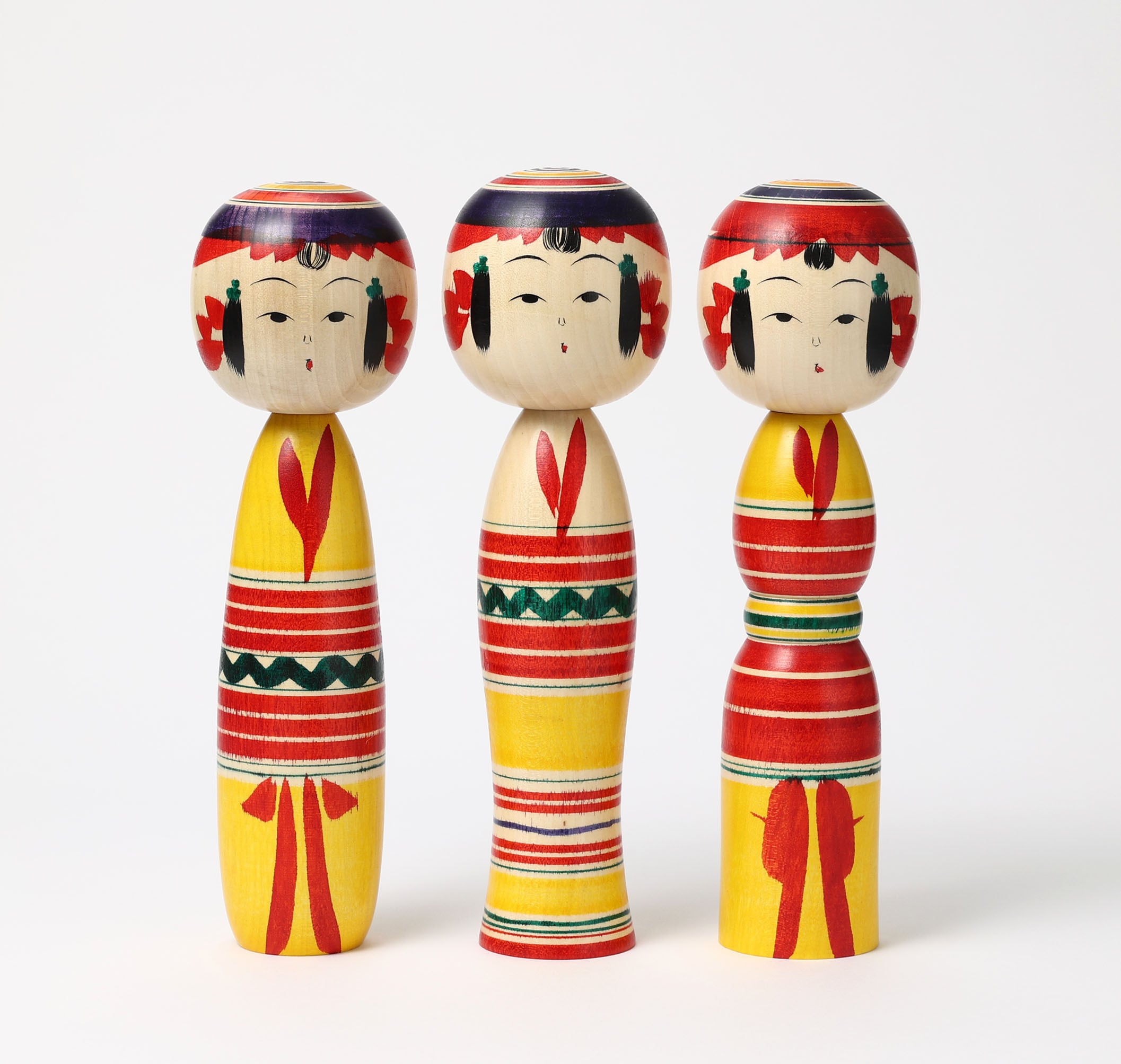 弥治郎こけし Yajiro style kokeshi doll | 池内潮音工人 弥治郎系