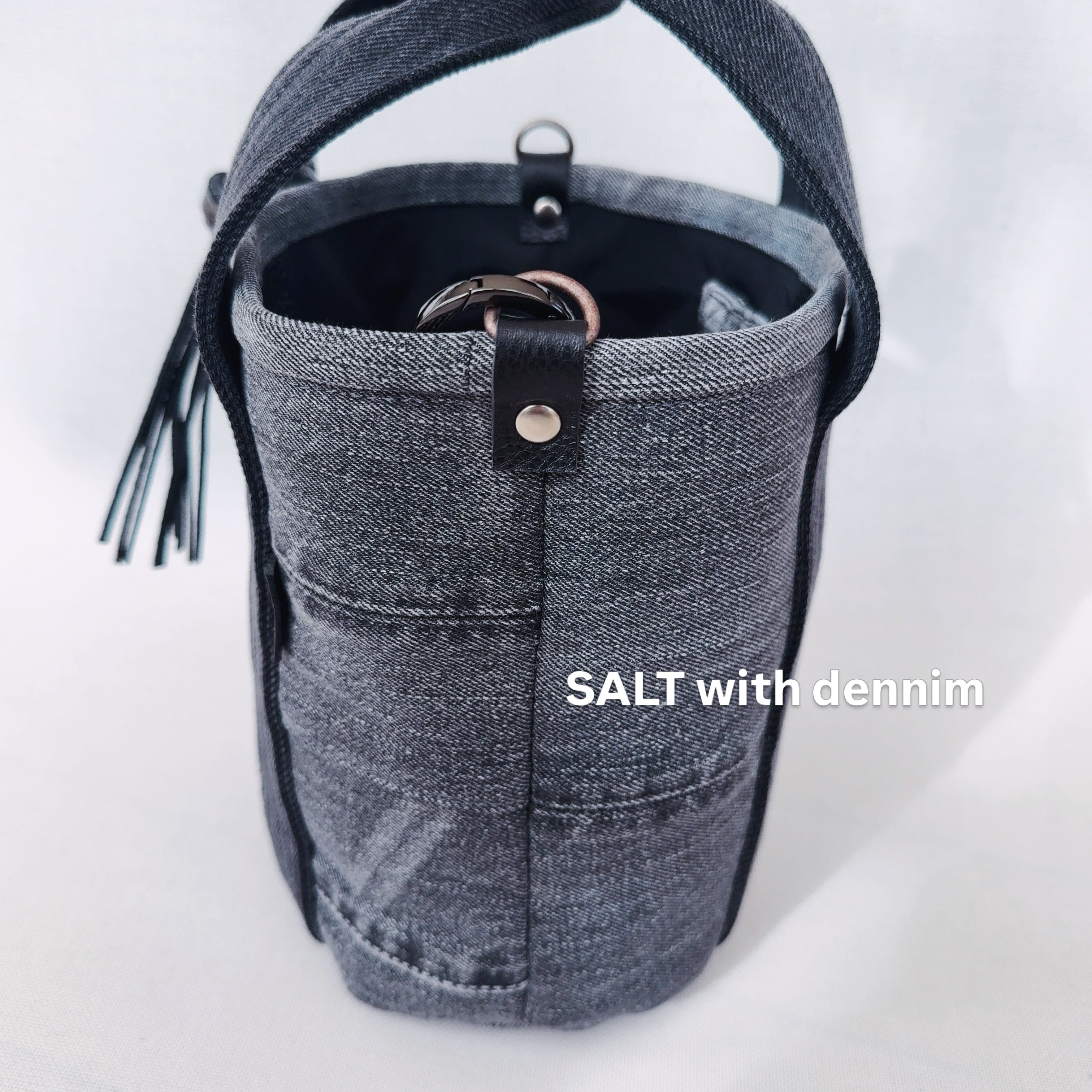 Black miniバケツトート No.6748