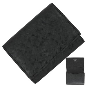 Unused LOUIS VUITTON ルイヴィトン 名刺入れ アンヴェロップ・カルト ドゥ ヴィジット タイガ M30922 レザー ブラック 未使用品