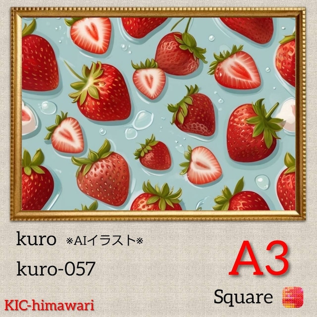 A3サイズ 四角ビーズ【kuro-057】ダイヤモンドアート