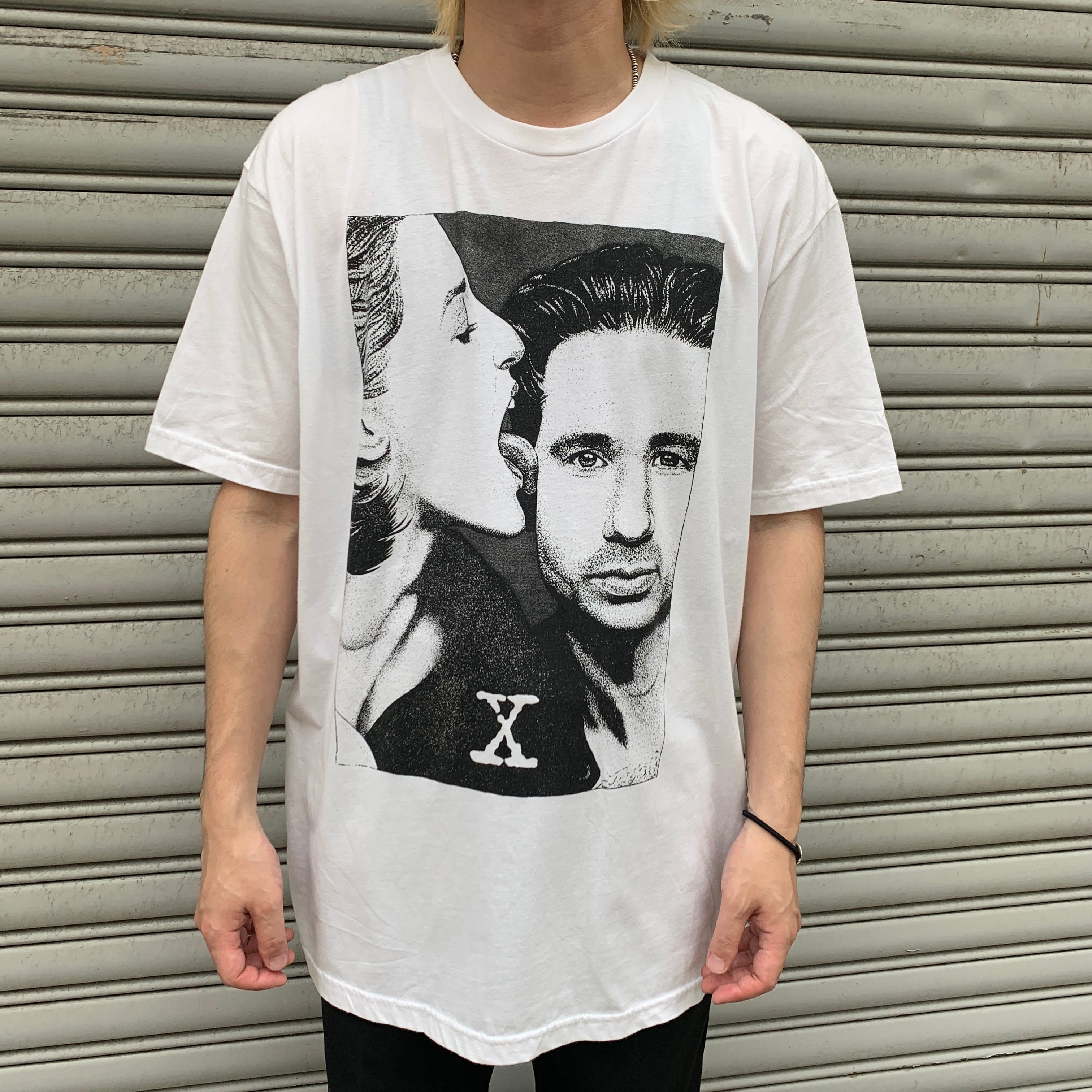 X-ファイル 海外ドラマTシャツ SF プリントTシャツ アート 白 XL