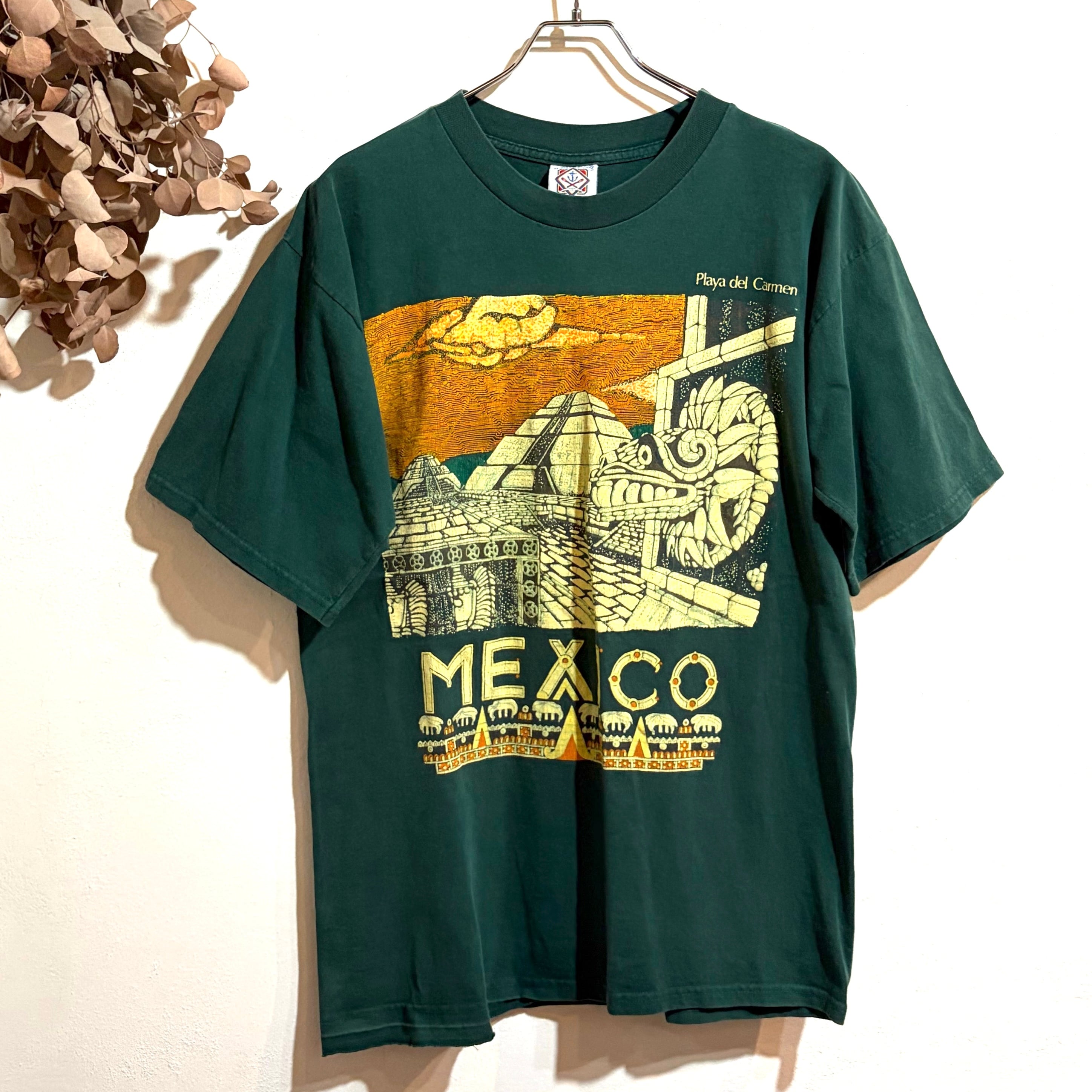 80〜90s VINTAGE アイビーグリーンMEXICO半袖Tシャツ | PAY ID