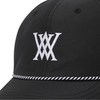 ANEW MEN TwoTone Halfcurved snapback [サイズ: F (AGDUMCP01BKF)] [カラー: BLACK]