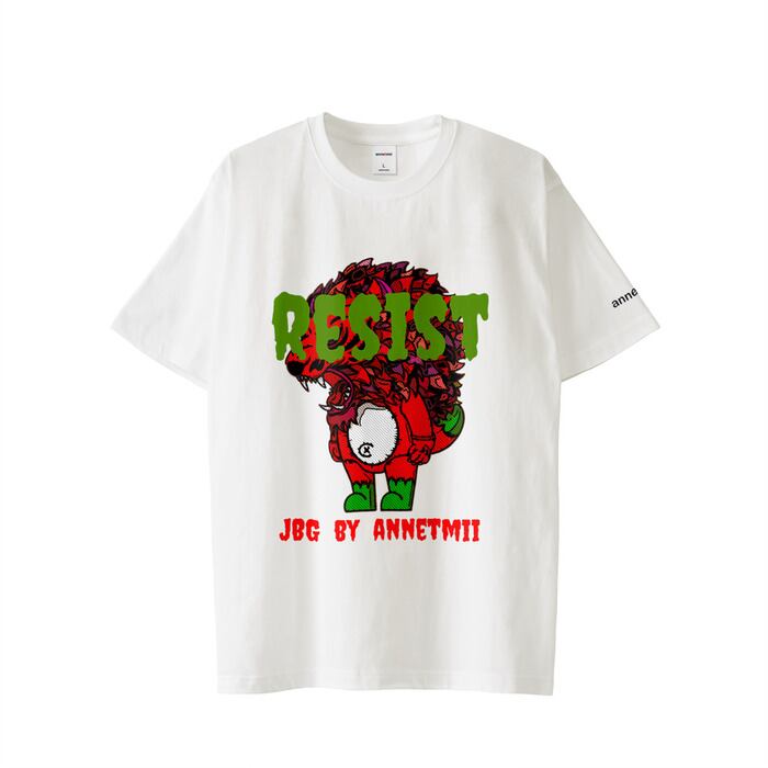 Resist. Tシャツ(ホワイト)