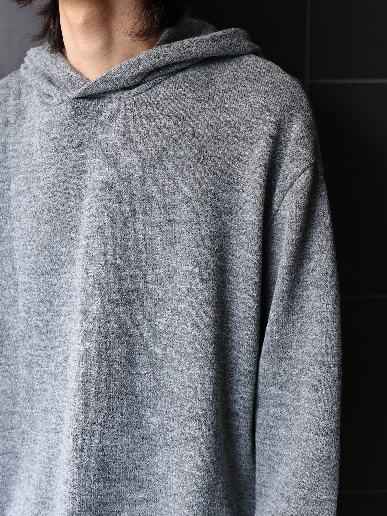【26aw/ROLDSKOV】rambo hoodie light grey