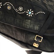 Vintage Messenger Bag black 【messenger03】