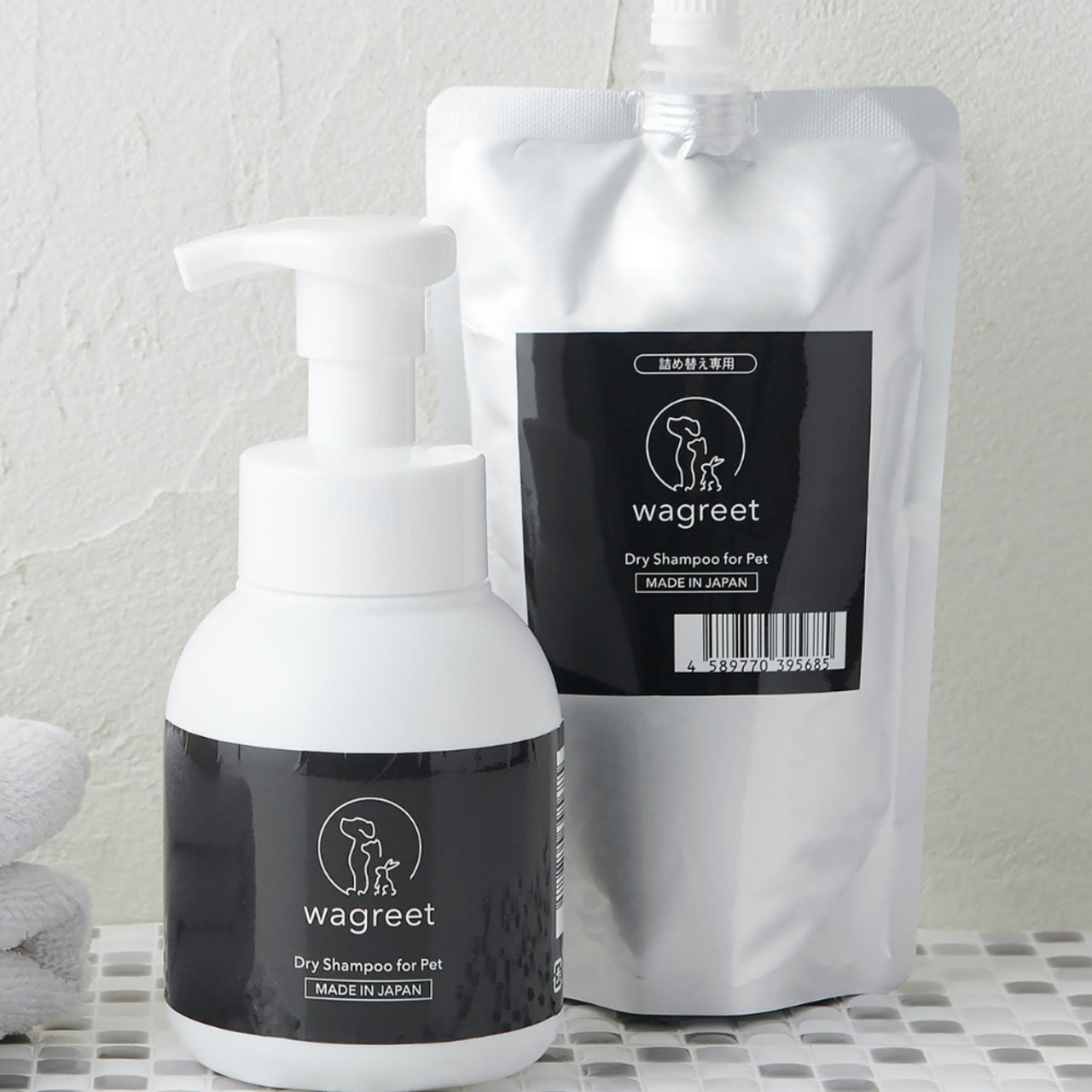 【Wagreet】ペット用ドライシャンプー / Dry shampoo for pets