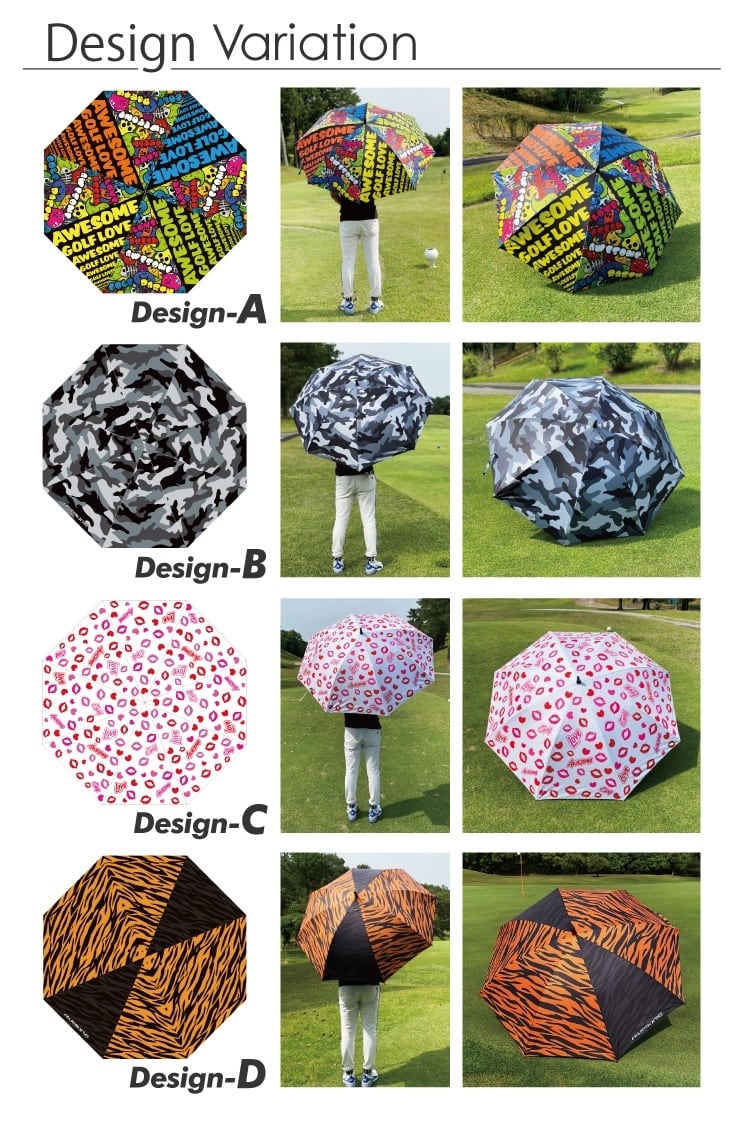オリジナル 傘 大判75cm 晴雨兼用 アンブレラ ゴルフ傘 パラソル UV