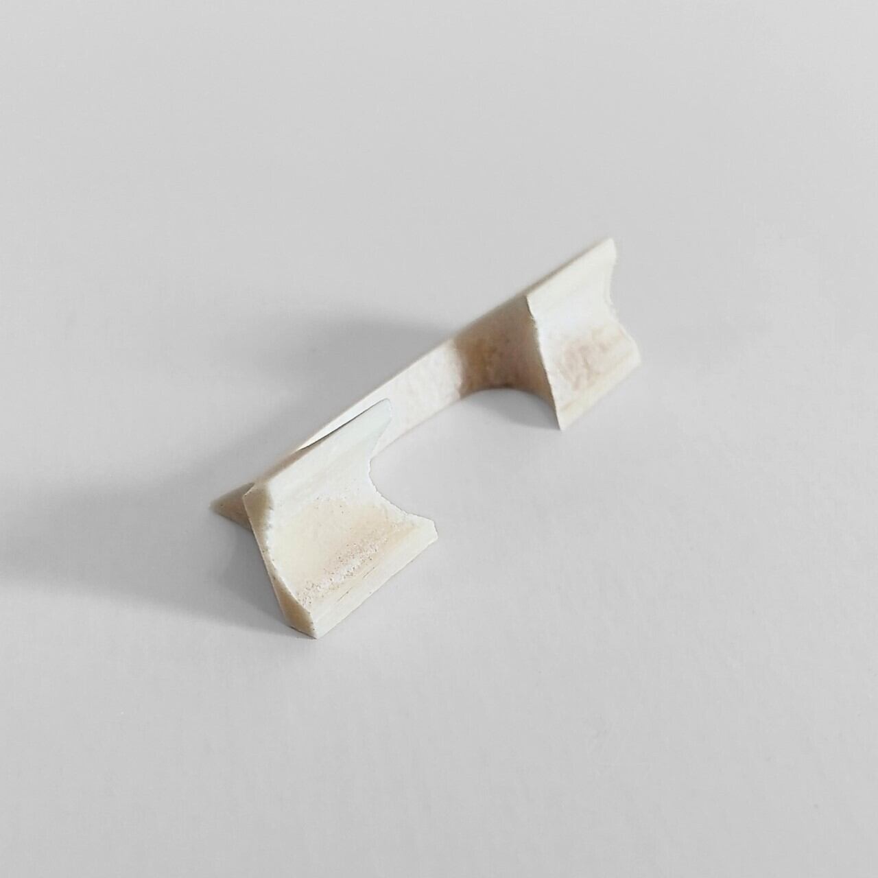 三線用ウマセット 【消音ウマ＋牛骨製デザイン太＋黒木製