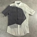 RAF SIMONS 08SS アシンメトリー切替 シアー 半袖シャツ