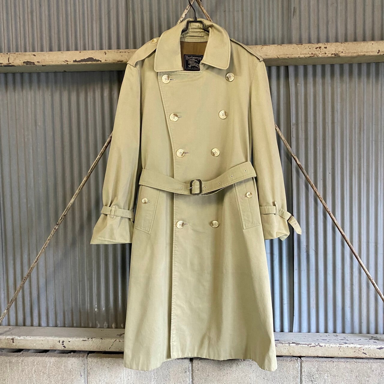 ビンテージ 英国製 Burberry S バーバリー トレンチコート レディースl相当 古着 ロングコート マキシコート ヴィンテージ チェックライナー ベージュ コート Sa24 Cave 古着屋 公式 古着通販サイト ビンテージ 英国製 Burberry S バーバリー トレンチコート レディースl相当 古着 ロングコート マキシコート ヴィンテージ チェックライナー ベージュ コート Sa24 Cave 古着屋 公式 古着通販サイト