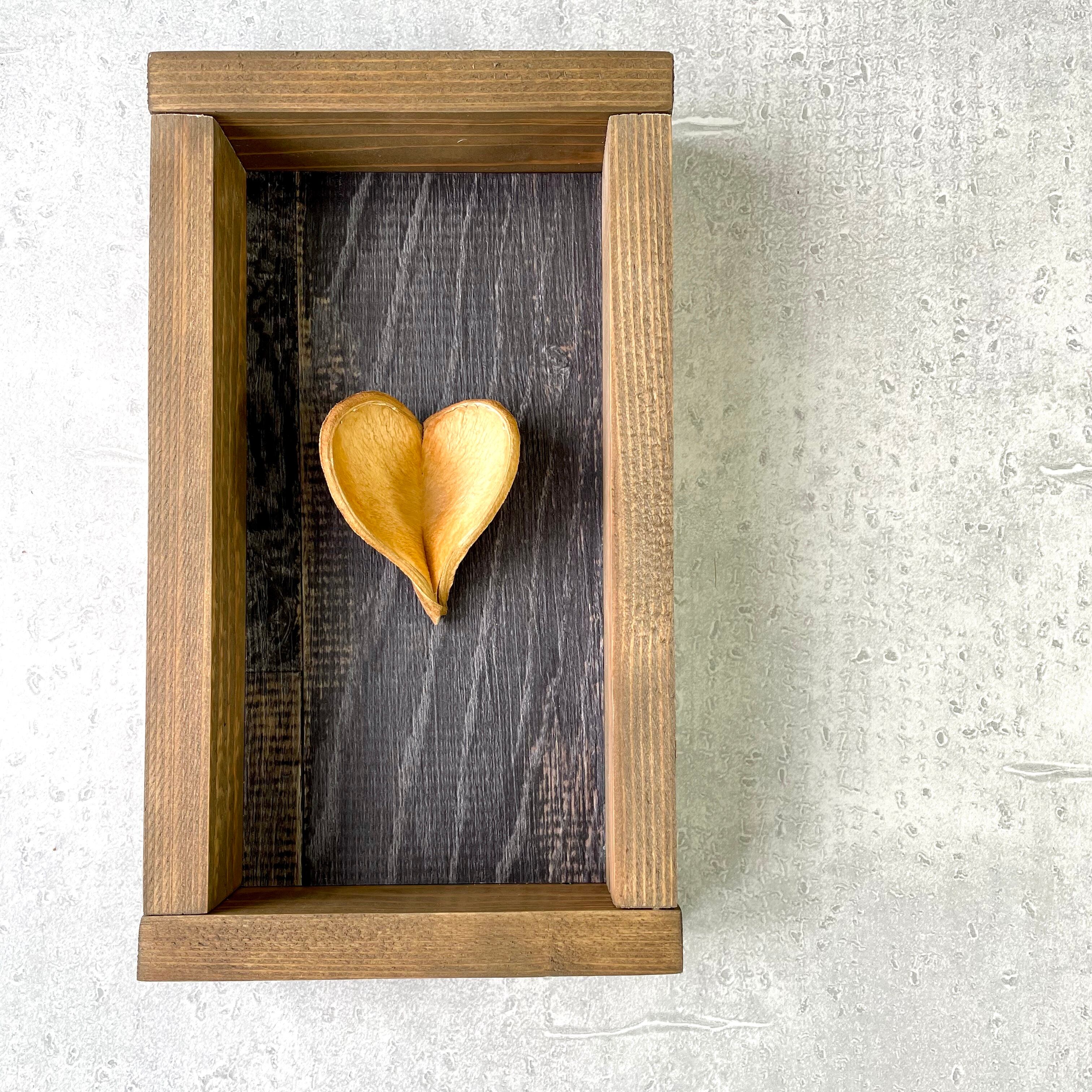 ❁Botanical Collection ❁Wood Box ハートポッド【30730】 | Seed Of Life