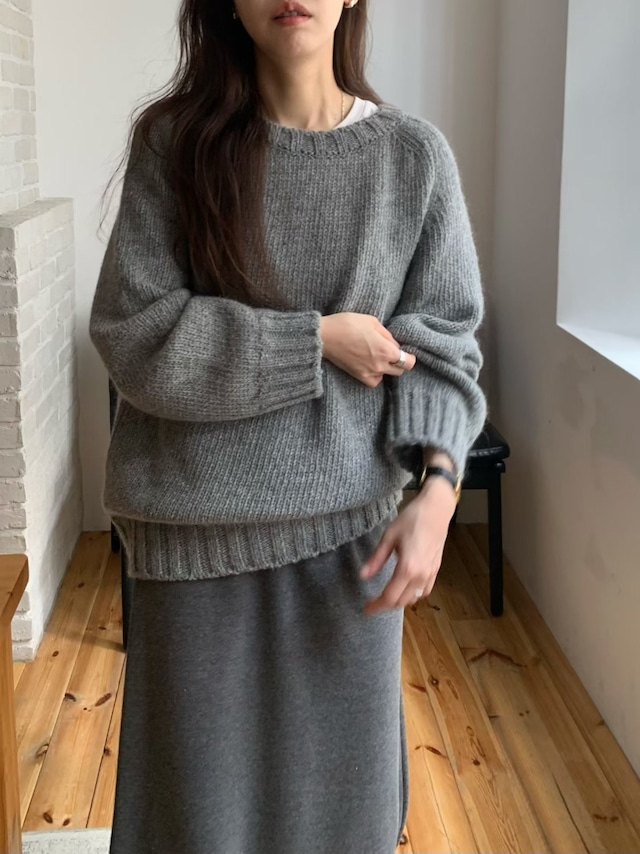 (予約) fl lanel / Harley mohair knit 3color