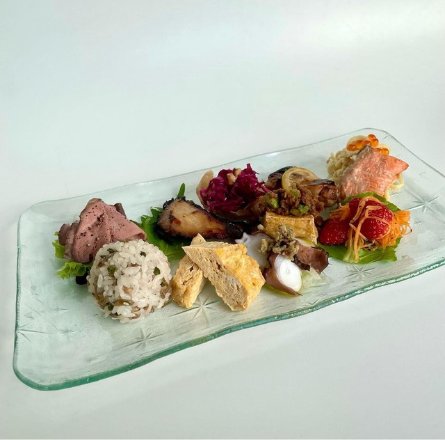 【受注生産】レトロガラス 長角皿 石目