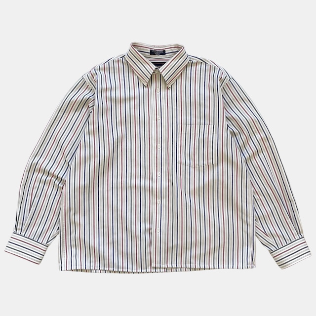 USED remake Barrington, wrinkle free oxford stripe shirts - multi color