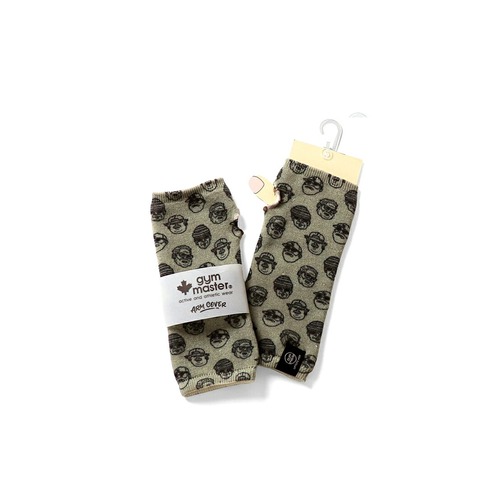 gym master ジムマスター ハッピーペイント アームウォーマー アームカバー メンズ レディース 指なし 手首ウォーマー 防寒 秋 冬 秋冬 G257707