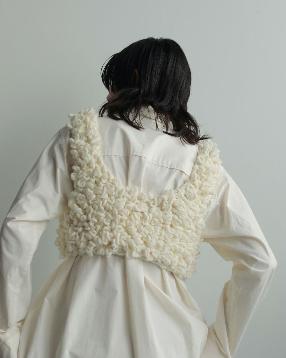 anuke アンヌーク Loop Knit Vest 62520527 | ANERCA & L.I.V