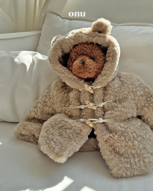 予約⌇onu/ Fur teddy coat