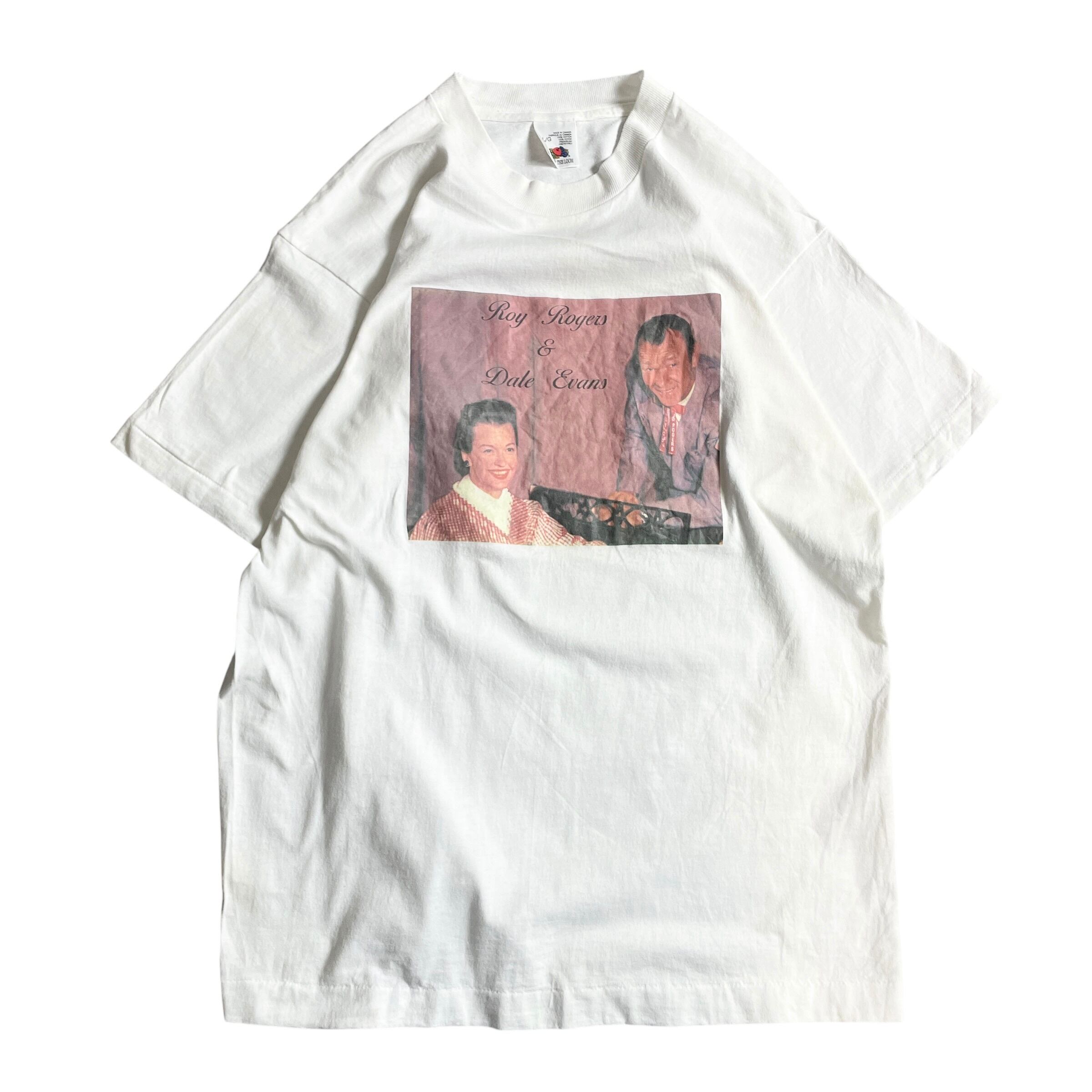 90s USA製 アメリカの俳優夫婦 Tシャツvintage