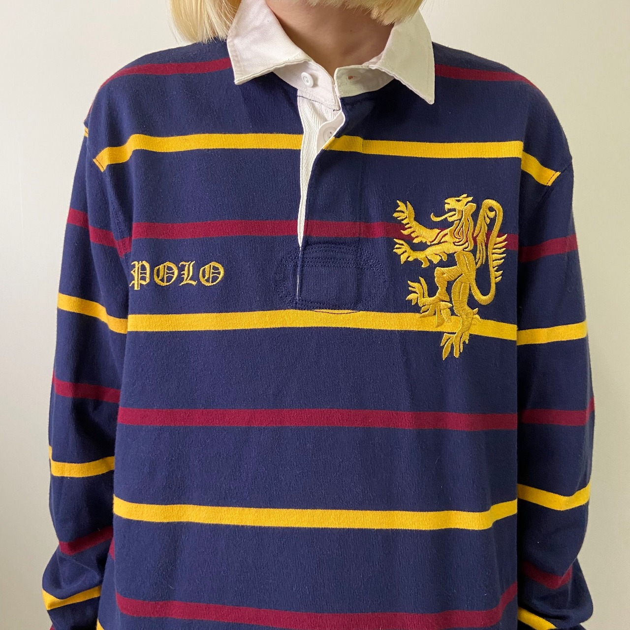 Polo by Ralph Lauren ポロバイラルフローレン 刺繍 長袖 ボーダー 