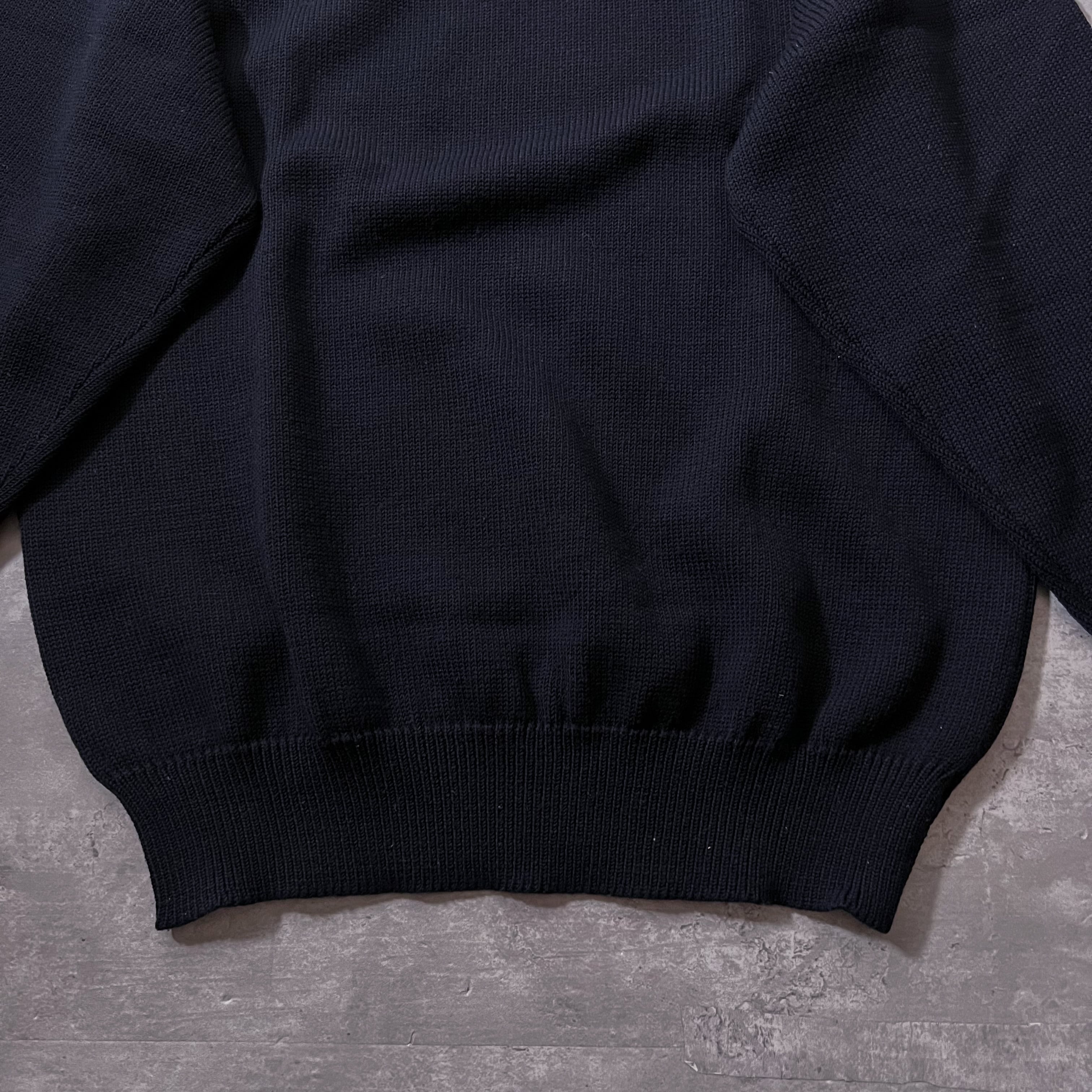 93SS “Y's for men” dark navy wool high neck knit 90年代 ワイズ
