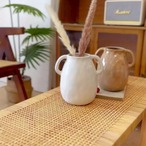 花瓶 陶器 かわいい 白 花 春 リビング 玄関 インテリア 雑貨 ギフト プレゼント 結婚祝い 新築祝い記念日 テーブル 飾り棚 オブジェ