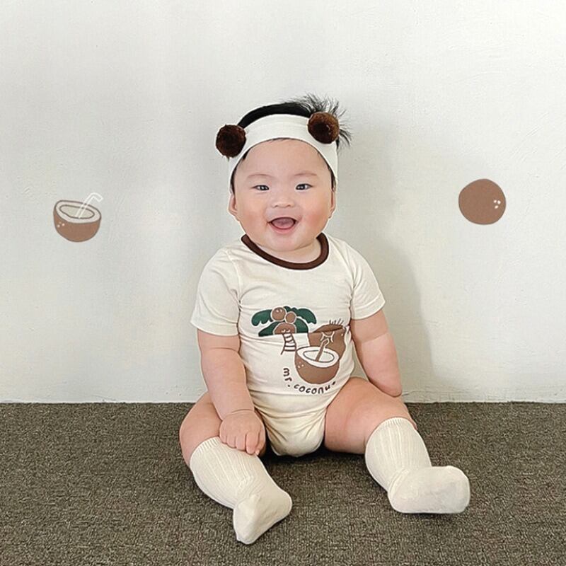 【BABY】COCONUT半袖ロンパース