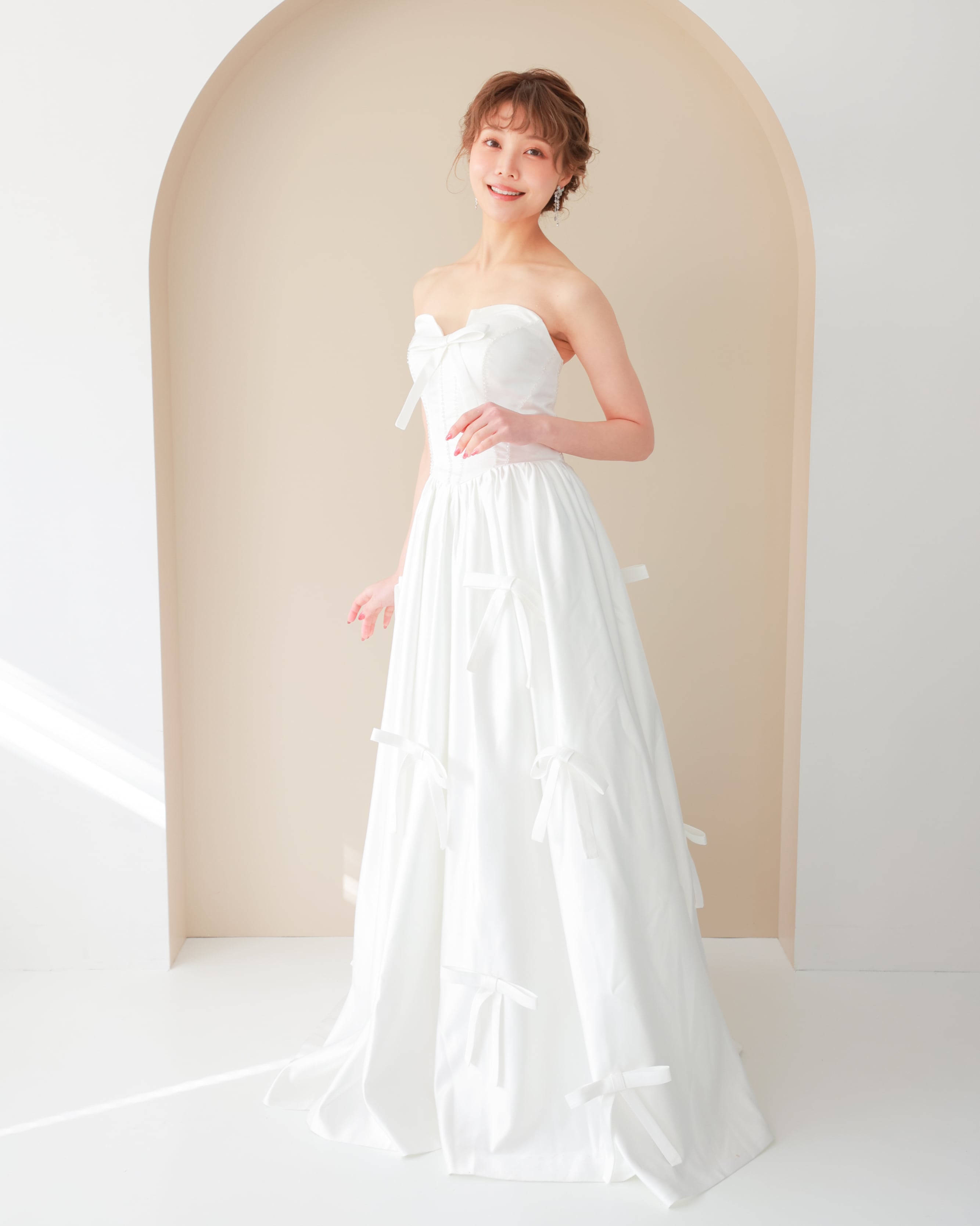 リボンリボンウェディングドレス【WD2501-02】 | ブライダル