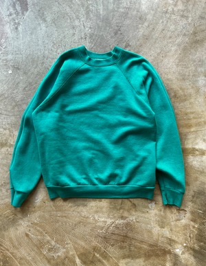 green sweatshirt