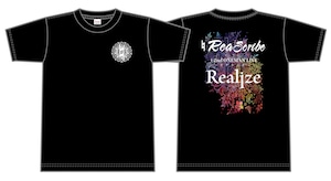 在庫限り商品【Realize】Tシャツ（♮リアスクライブ 2nd ONEMAN LIVE  -リアライズ- 【Realize】公式グッズ）