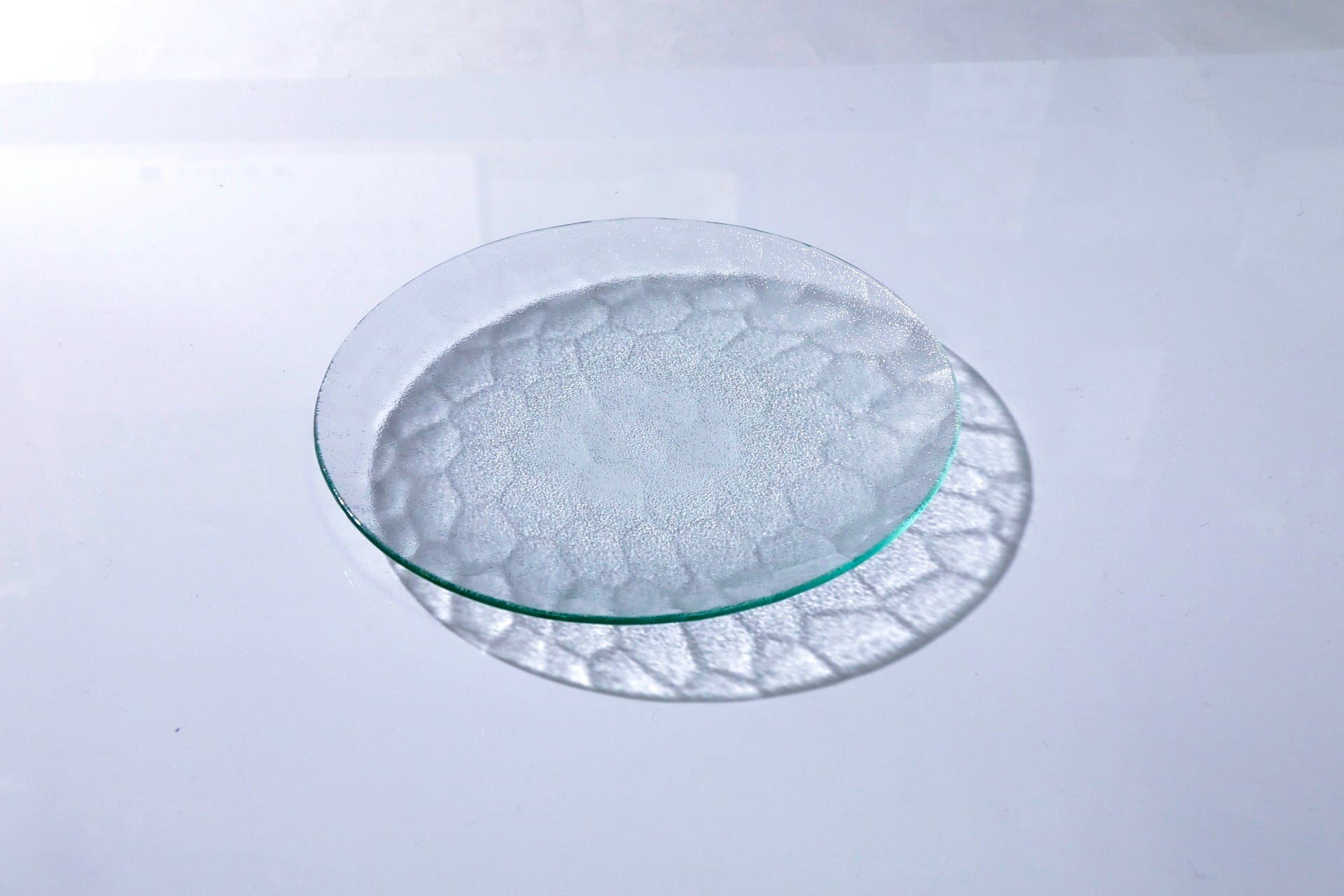 昭和型ガラス「ソフトペーン」 皿 円形 中(Φ150mm)