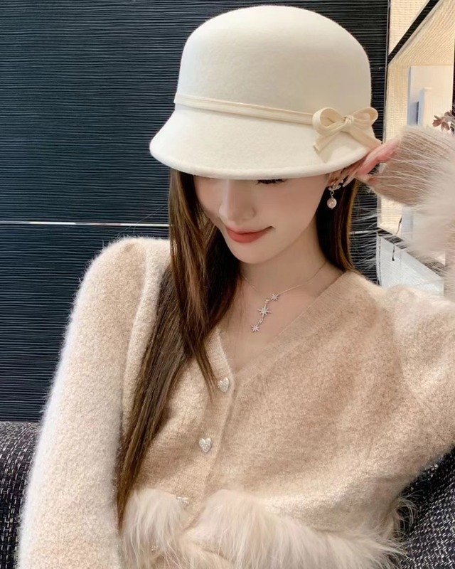 リネンリボンハット（3 colors）　24W09009