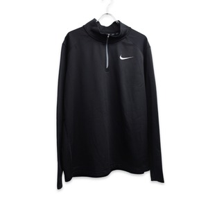 "NIKE" Logo half-zip pullover