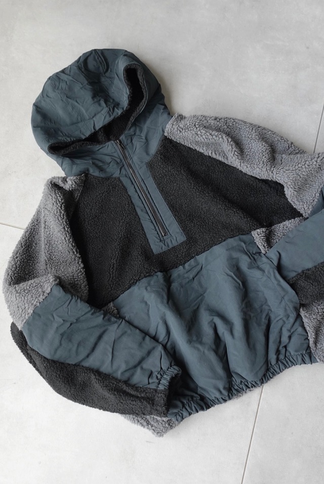 （select）ボアアノラックパーカー