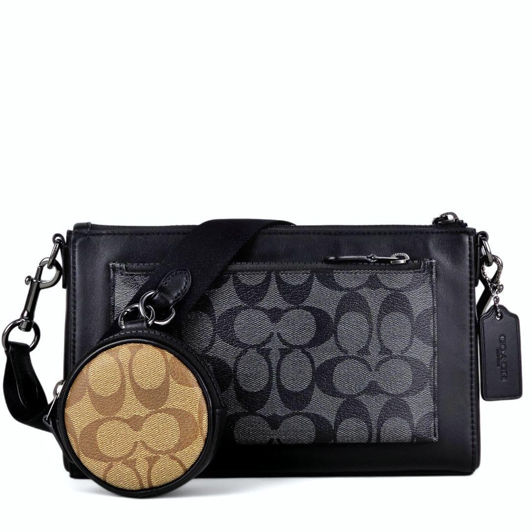 極美品 コーチ COACH シグネチャー ホールデン クロスボディ | BARIS