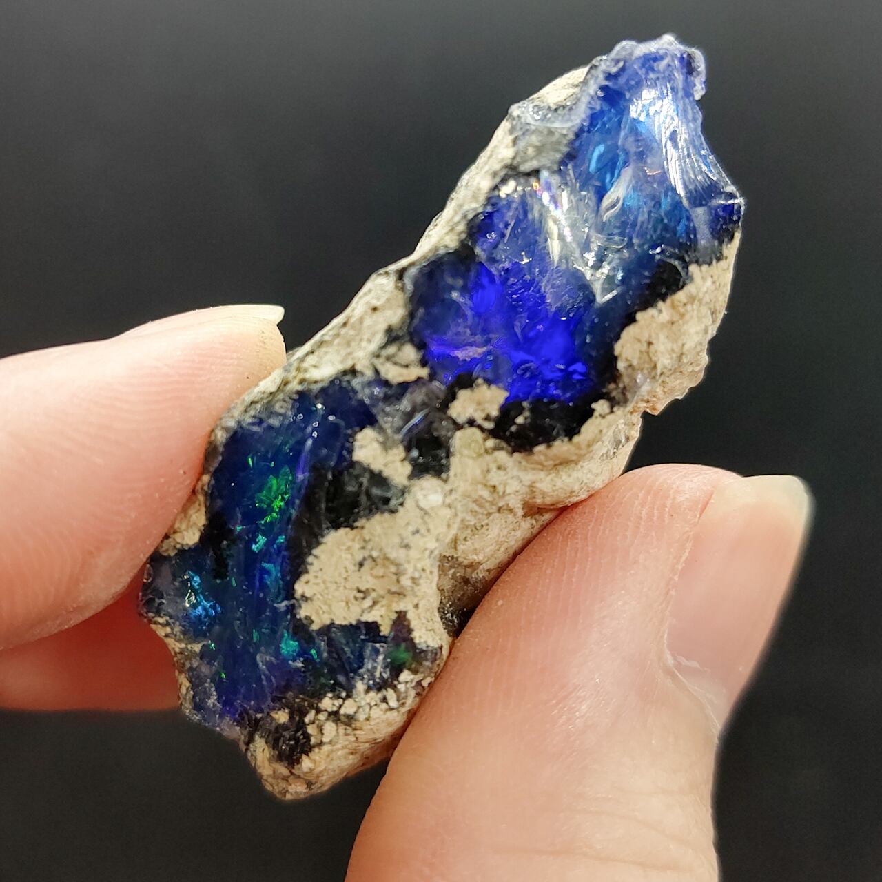 高品質 《 大きい エチオピアオパール原石 》 鉱物標本