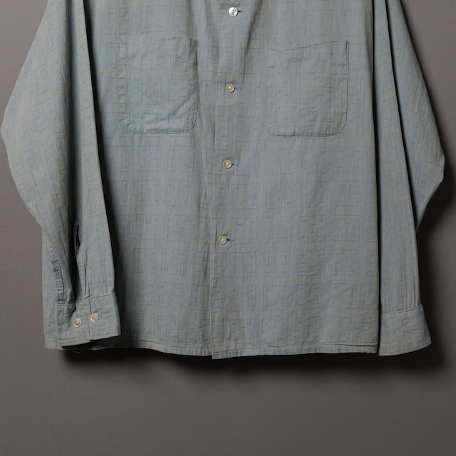 [Mr.marc]   architectural grid shirt