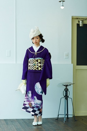 【ご希望の方はお問い合わせください。】友禅染絵羽着物「眠れない夜のゆめ」