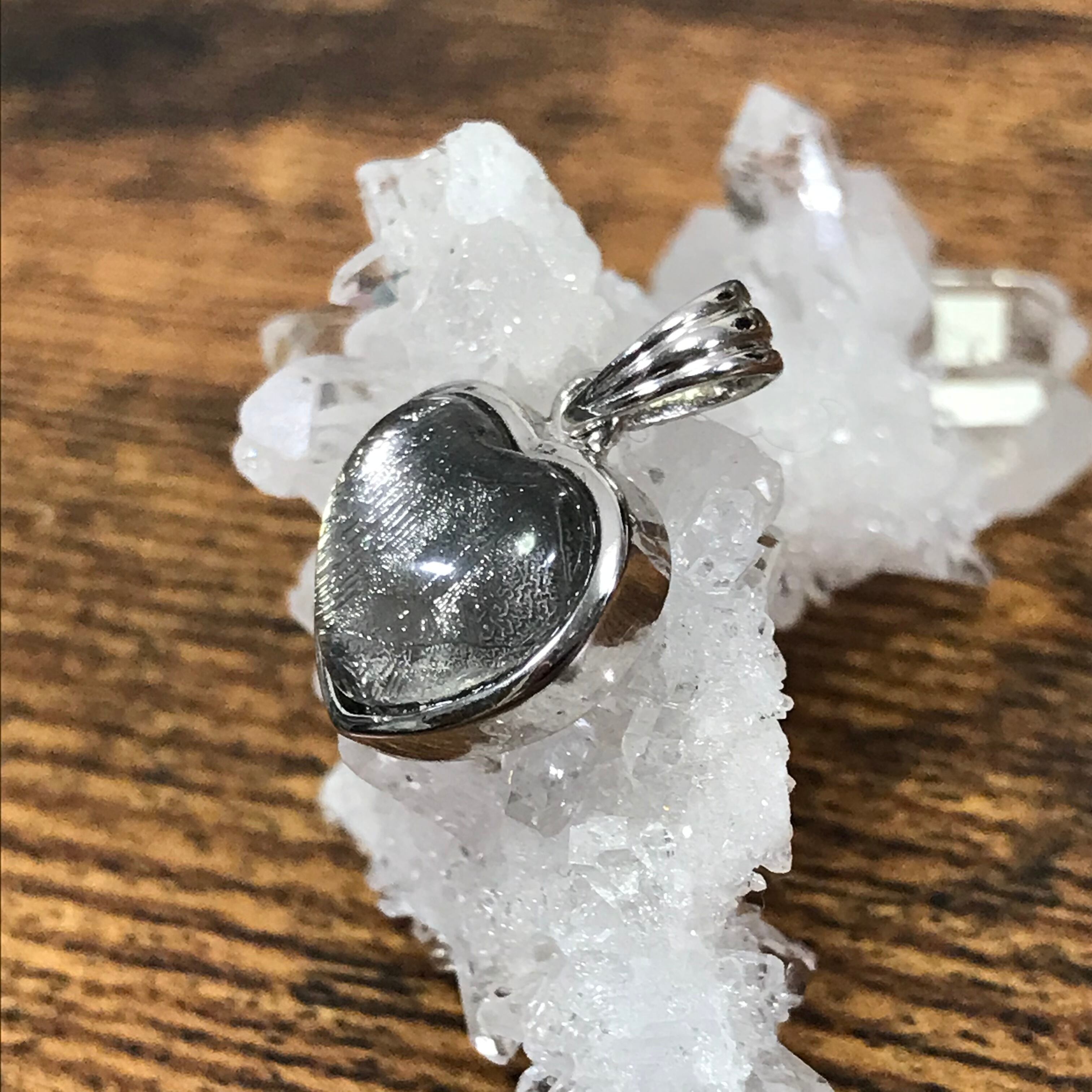 ギベオン隕石 silver925 ペンダントトップ メテオライト ネックレス 