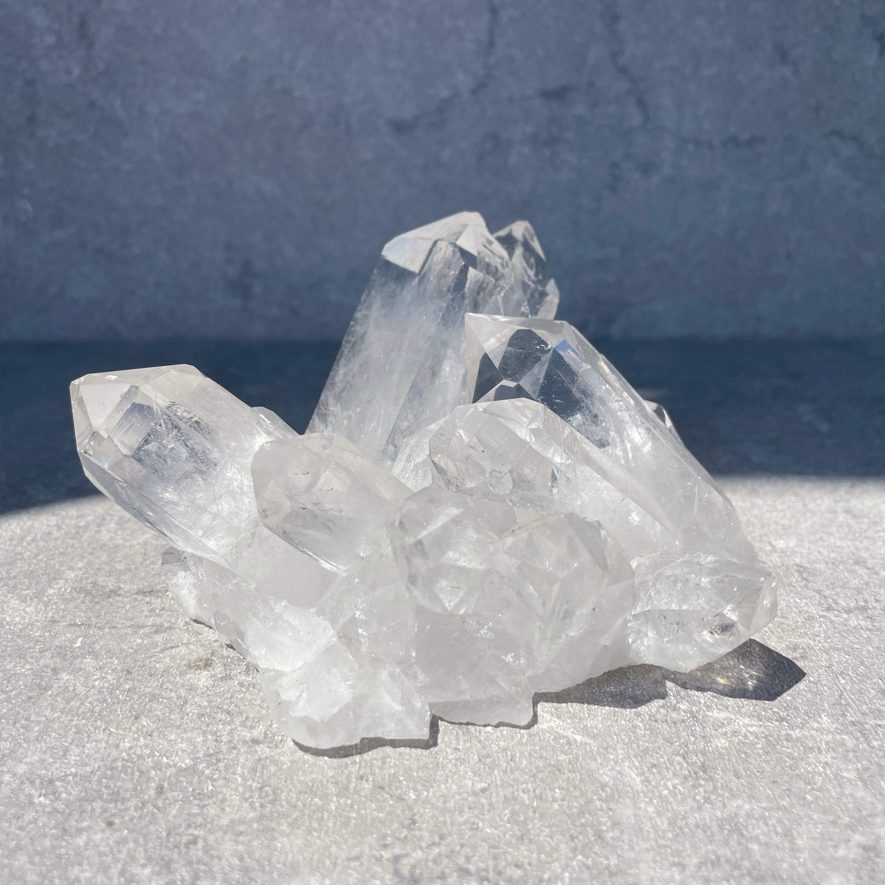 大きな結晶◎ゼッカ産水晶クリアクォーツ クラスター15◇ Clear Quartz