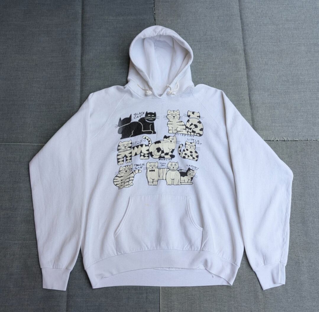 cat art pattern sweat foody 小岩店