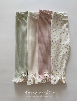 即納：Camellia Leggings〔aosta〕