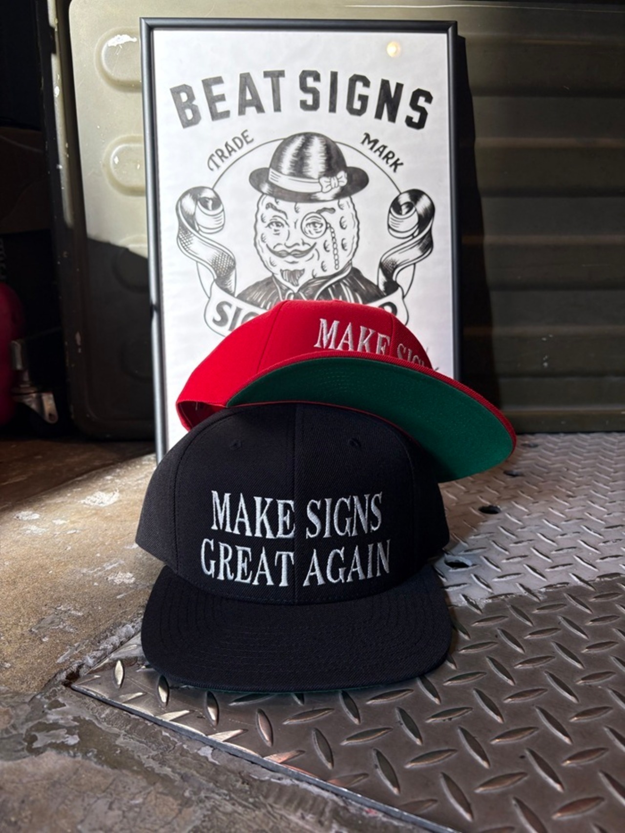 BEAT.F.P.G / MAKE SIGNS GREAT AGAIN BASE BALL CAP / CAP / キャップ - 4