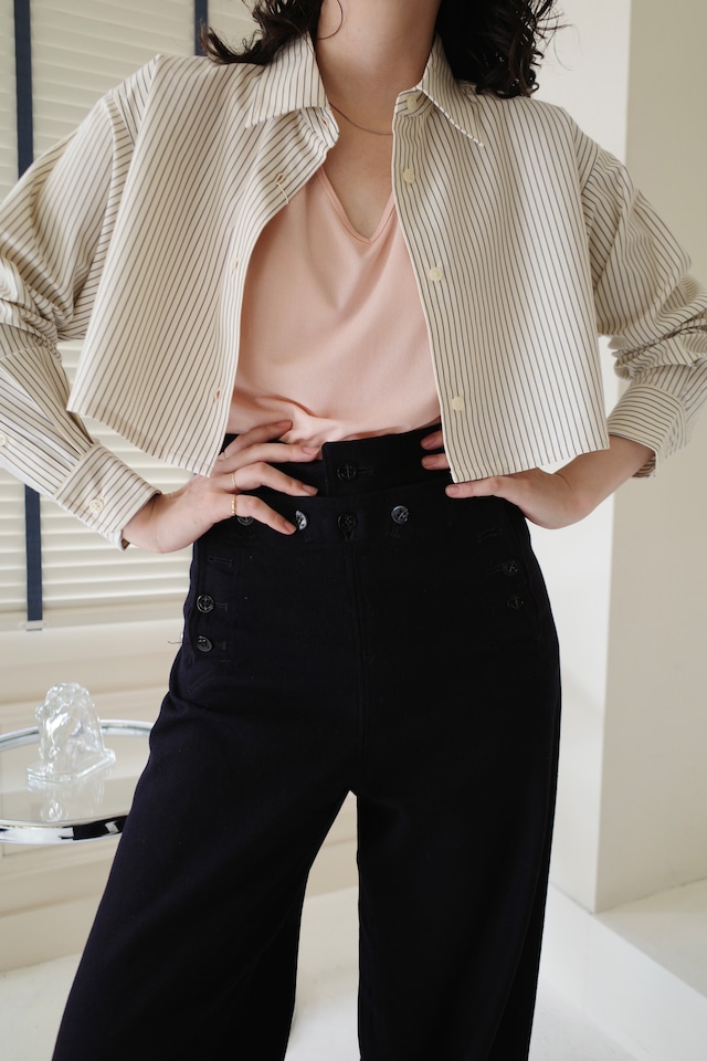 【Allege.】Kanemasa Cropped Shirt