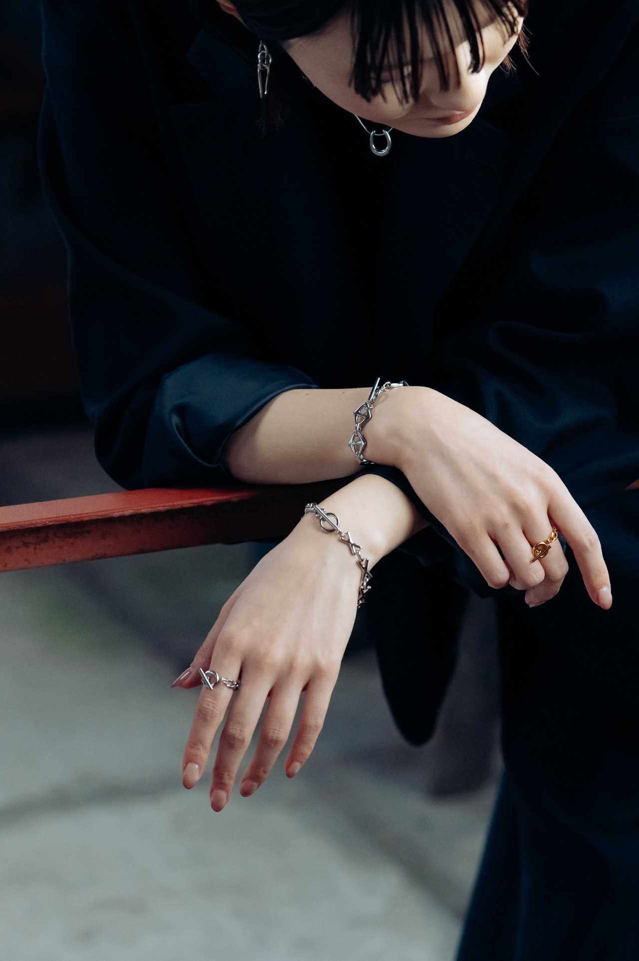 『静かな航路』 anchor chain bracelet