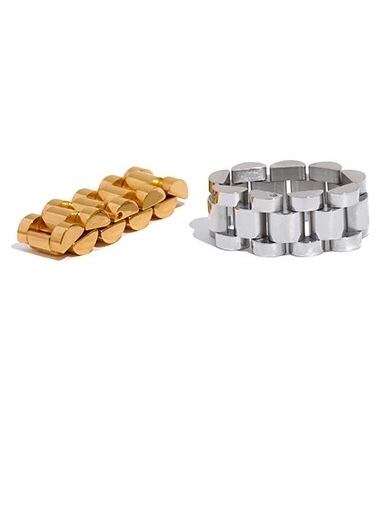 r1-s ウォッチベルトリングシルバー Watch Belt Ring Silver 316L