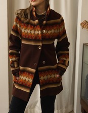1930-40's Pendleton / Toboggan Wool Coat