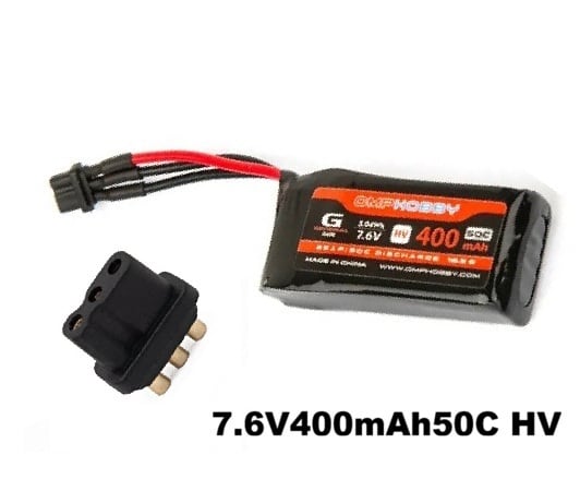 ◆OMPHOBBY M1 V3 PRO 新型HVバッテリー 7.6V 400mAh 50C【OSHM1256】※ネオヘリで M1V3PROご購入者さまのみ購入可