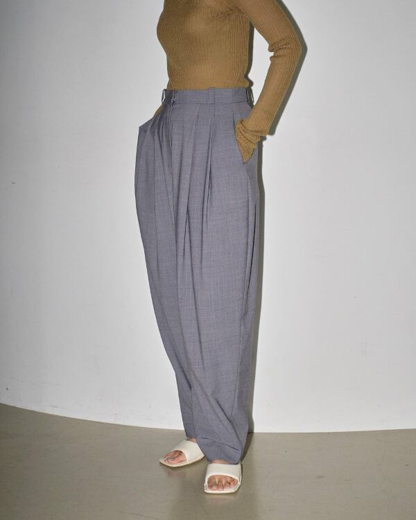 TODAYFUL トゥデイフル / Highwaist Tuck Trousers ハイウェストタック