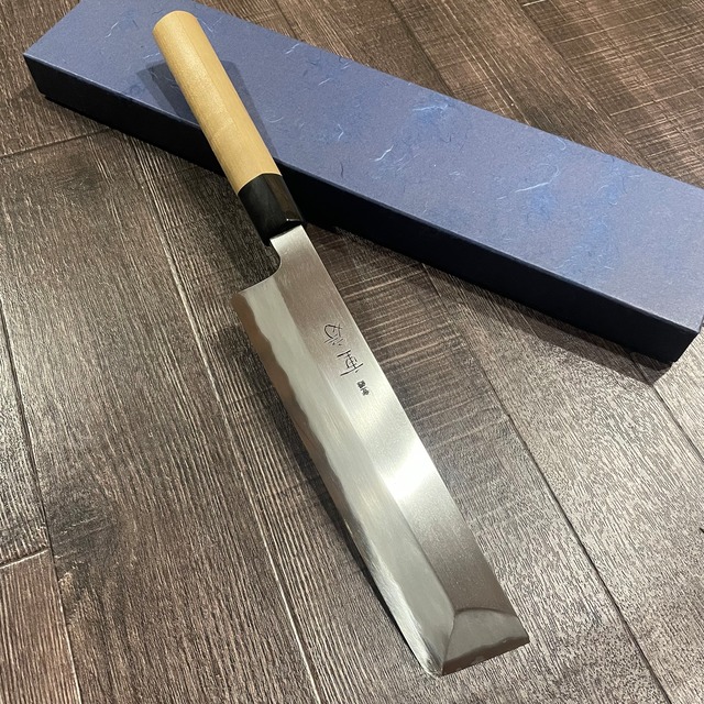 "Shigefusa"  Kasumi  Usuba knife  225mm Buffalo Magnolia Handle